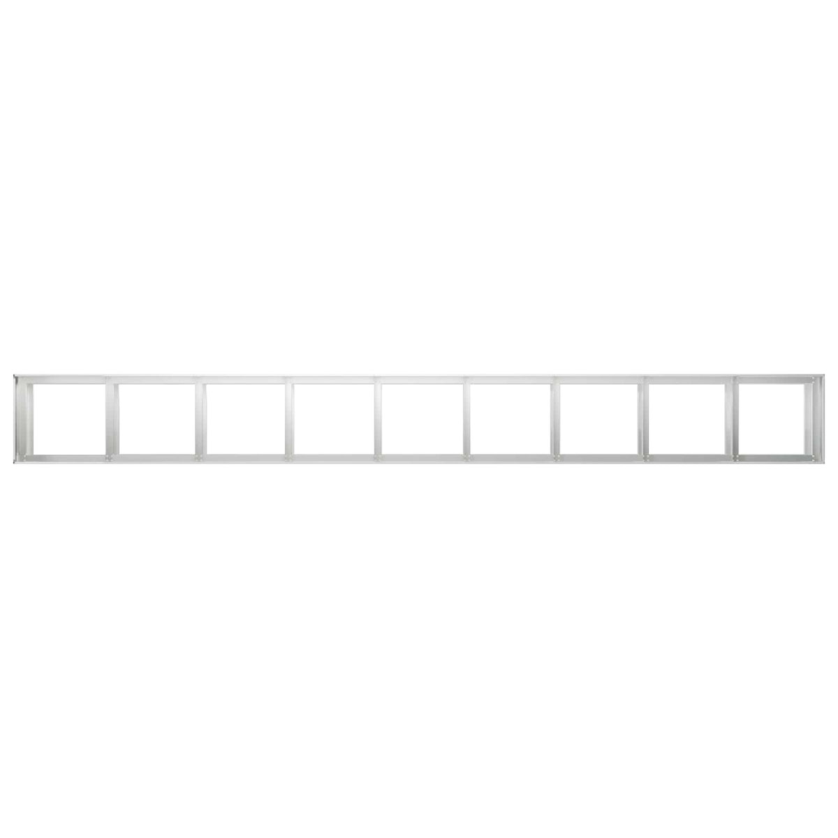 Plantenbak zilver 360 x 40 x 60 cm Gegalvaniseerd staal