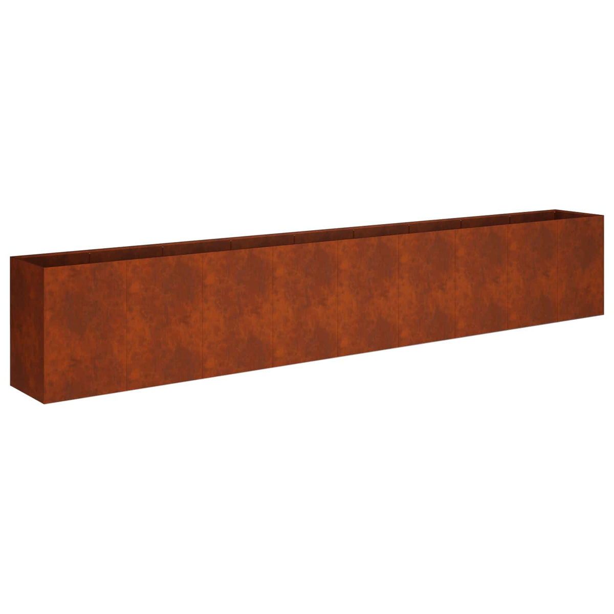 Plantenbak Roestkleurig 360 x 40 x 60 cm weervast staal