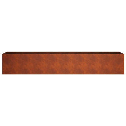 Plantenbak Roestkleurig 360 x 40 x 60 cm weervast staal