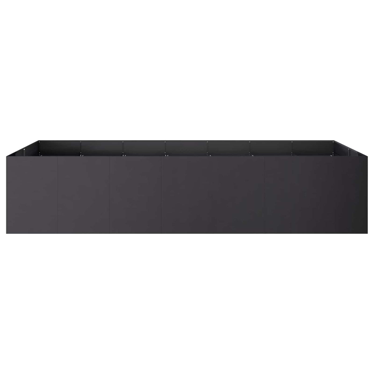 Plantenbak Zwart 280 x 80 x 60 cm Koudgewalst staal