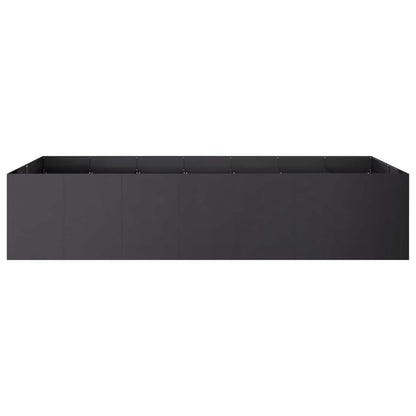 Plantenbak Zwart 280 x 80 x 60 cm Koudgewalst staal