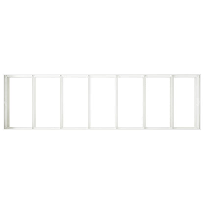 Plantenbak Wit 280 x 80 x 60 cm Koudgewalst staal