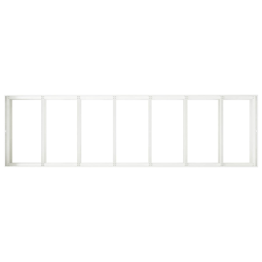 Plantenbak Wit 280 x 80 x 60 cm Koudgewalst staal