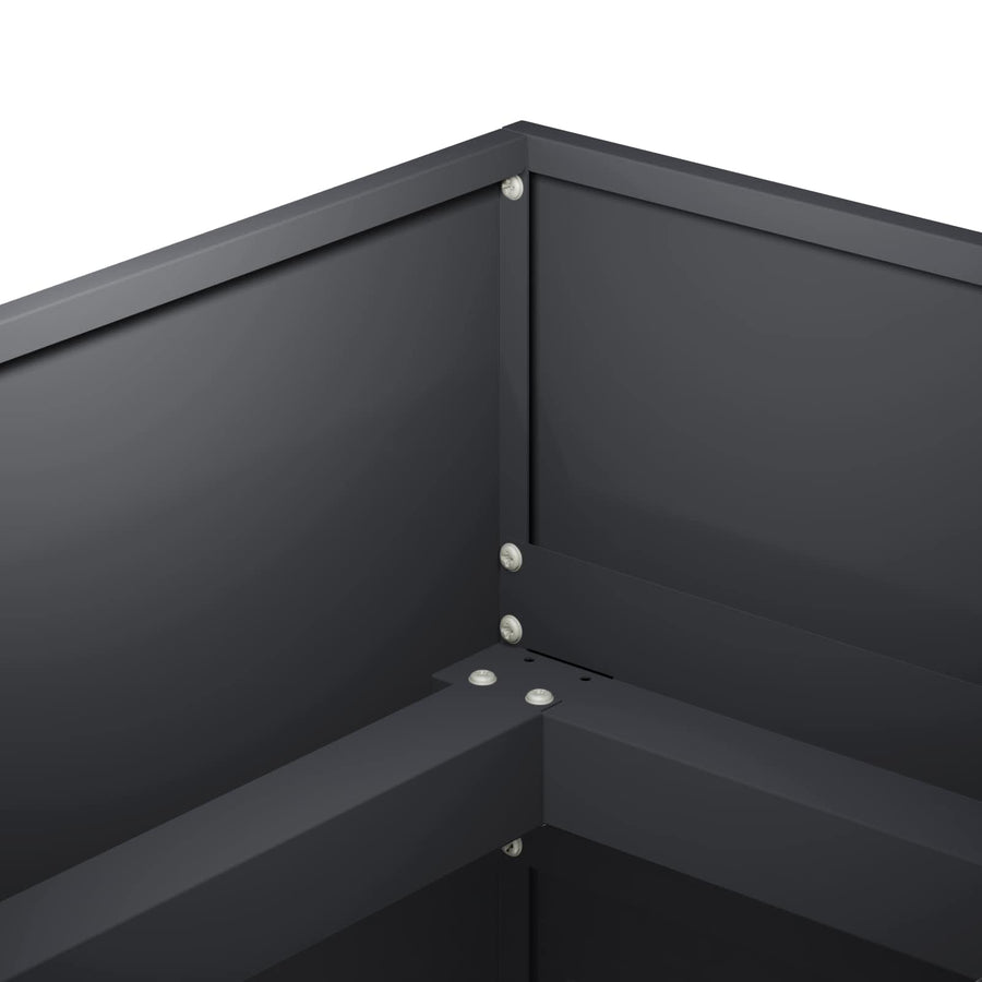 Plantenbak Antraciet 280 x 80 x 60 cm Koudgewalst staal