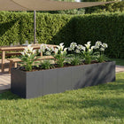 Plantenbak 280x80x60 cm antraciet koudgewalst staal