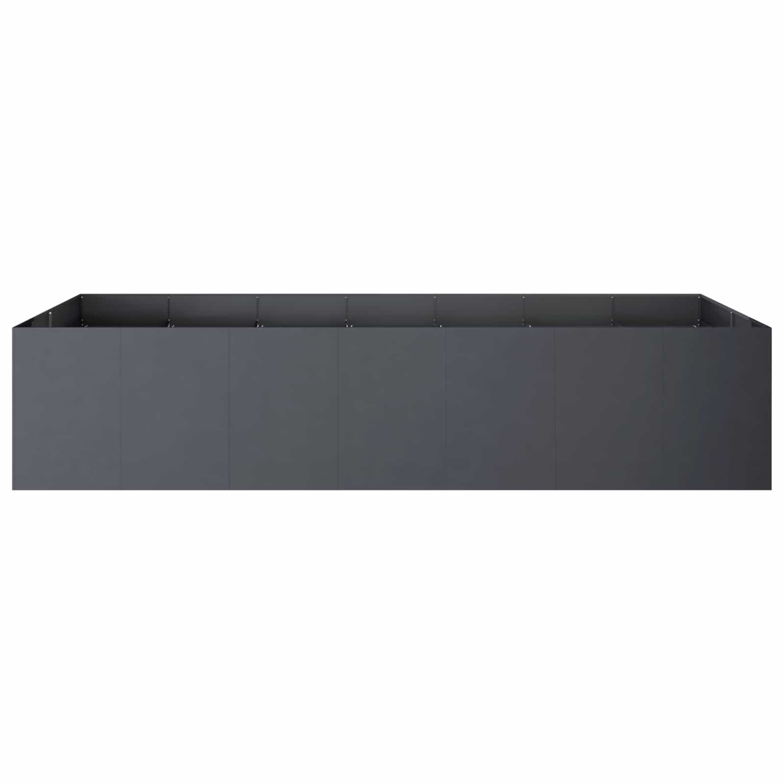 Plantenbak Antraciet 280 x 80 x 60 cm Koudgewalst staal