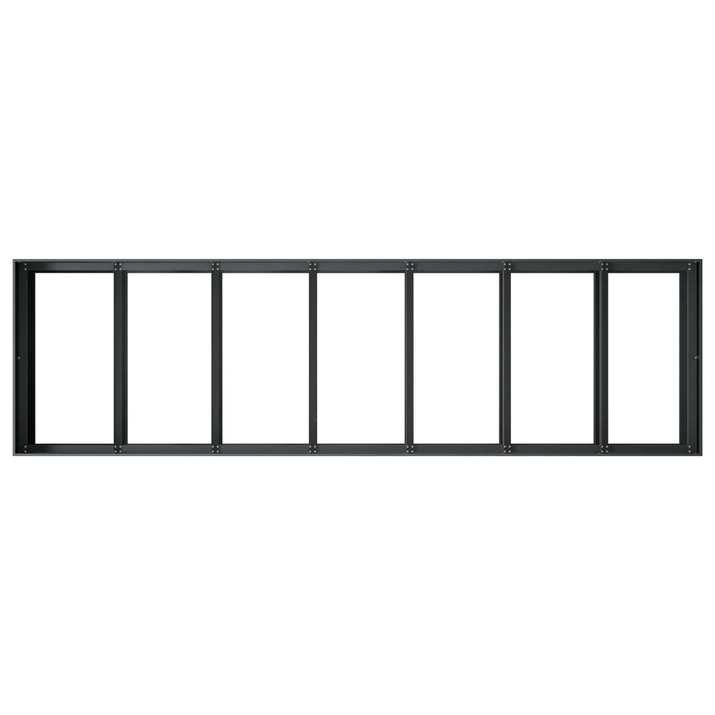 Plantenbak Antraciet 280 x 80 x 60 cm Koudgewalst staal