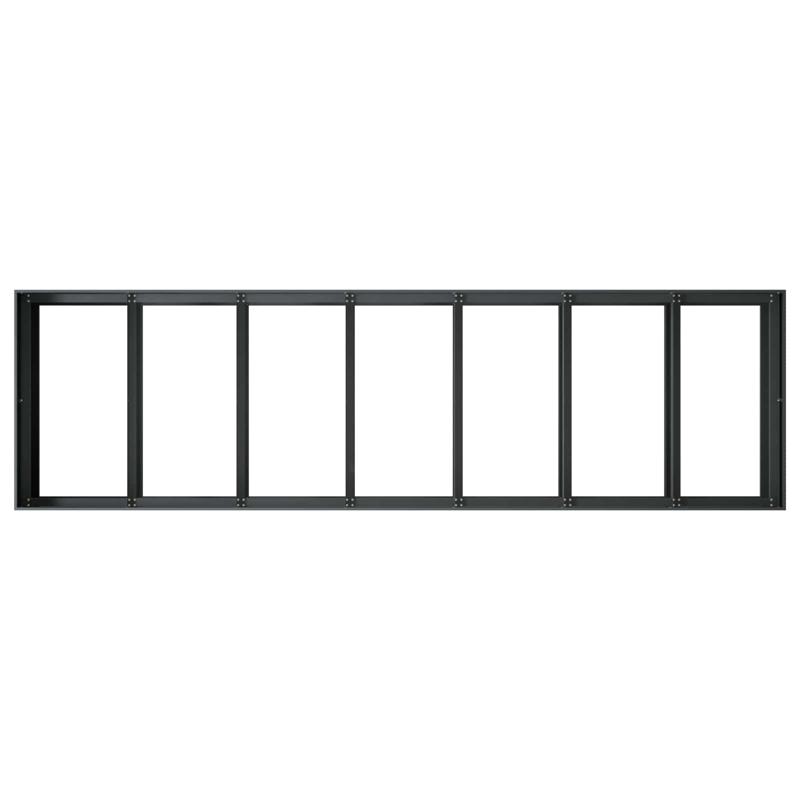 Plantenbak Antraciet 280 x 80 x 60 cm Koudgewalst staal