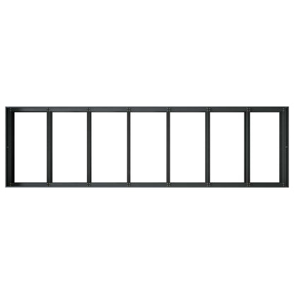 Plantenbak Antraciet 280 x 80 x 60 cm Koudgewalst staal