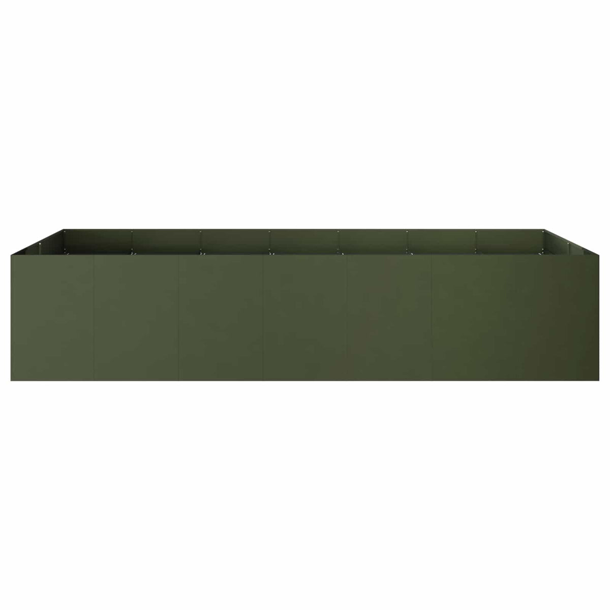 Plantenbak Olijfgroen 280 x 80 x 60 cm Koudgewalst staal