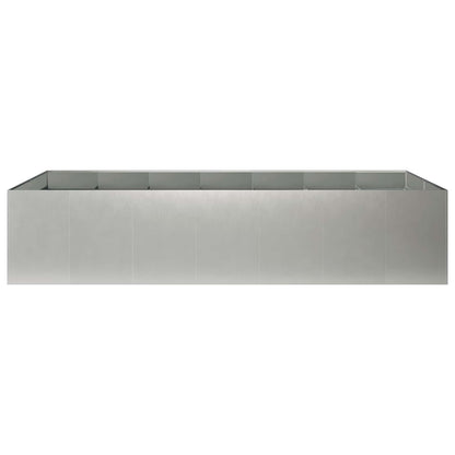 Plantenbak zilver 280 x 80 x 60 cm Roestvrij staal