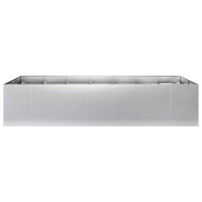 Plantenbak zilver 280 x 80 x 60 cm Gegalvaniseerd staal