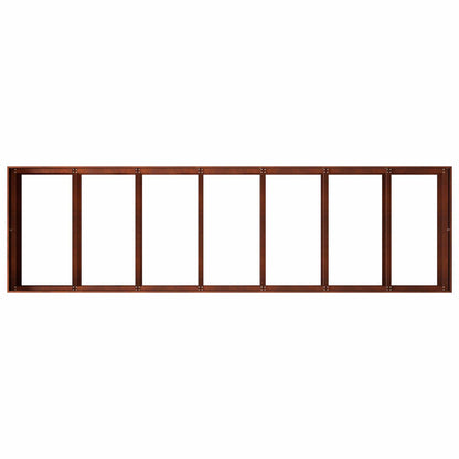 Plantenbak Roestkleurig 280 x 80 x 60 cm weervast staal