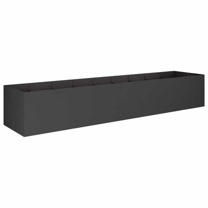 Plantenbak Zwart 360 x 80 x 60 cm Koudgewalst staal