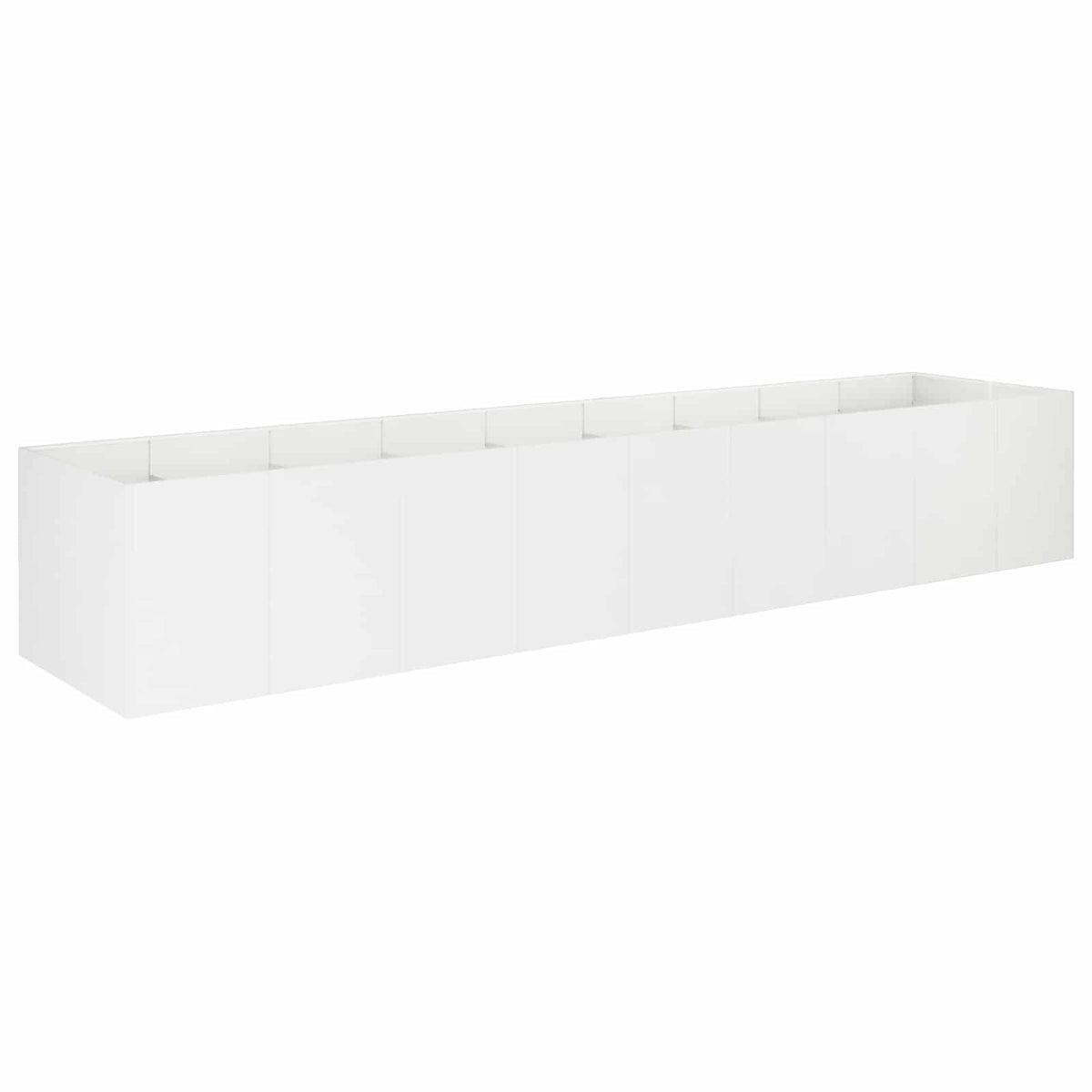 Plantenbak Wit 360 x 80 x 60 cm Koudgewalst staal