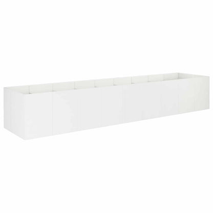 Plantenbak Wit 360 x 80 x 60 cm Koudgewalst staal