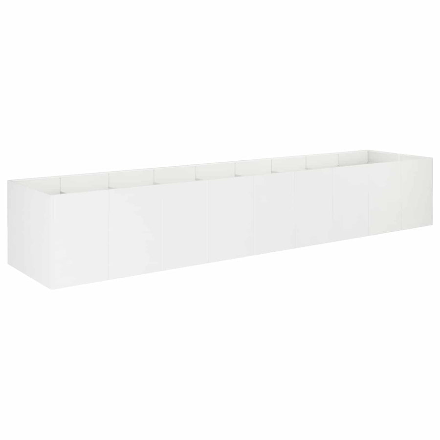 Plantenbak Wit 360 x 80 x 60 cm Koudgewalst staal
