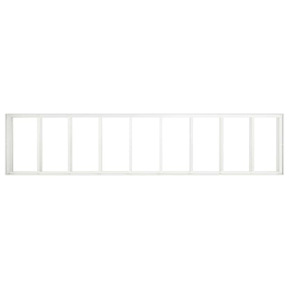 Plantenbak Wit 360 x 80 x 60 cm Koudgewalst staal