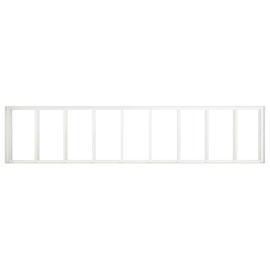 Plantenbak Wit 360 x 80 x 60 cm Koudgewalst staal