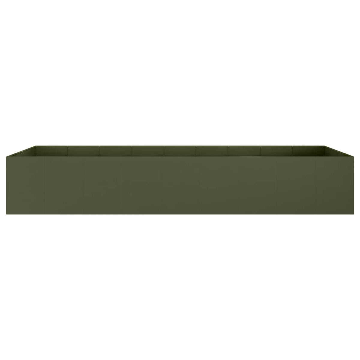 Plantenbak Olijfgroen 360 x 80 x 60 cm Koudgewalst staal
