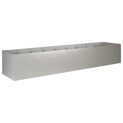 Plantenbak zilver 360 x 80 x 60 cm Roestvrij staal