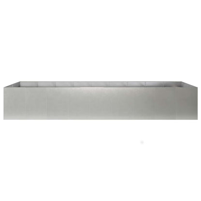 Plantenbak zilver 360 x 80 x 60 cm Roestvrij staal