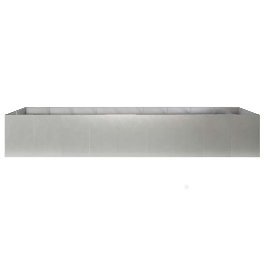 Plantenbak zilver 360 x 80 x 60 cm Roestvrij staal