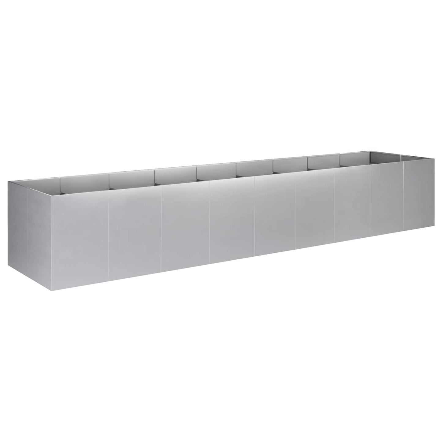 Plantenbak zilver 360 x 80 x 60 cm Gegalvaniseerd staal