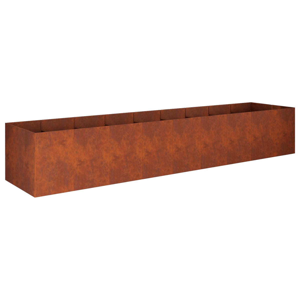 Plantenbak Roestkleurig 360 x 80 x 60 cm weervast staal