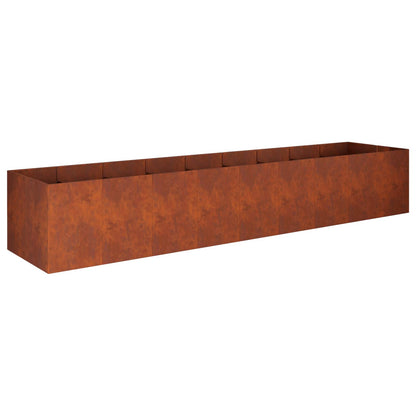 Plantenbak Roestkleurig 360 x 80 x 60 cm weervast staal