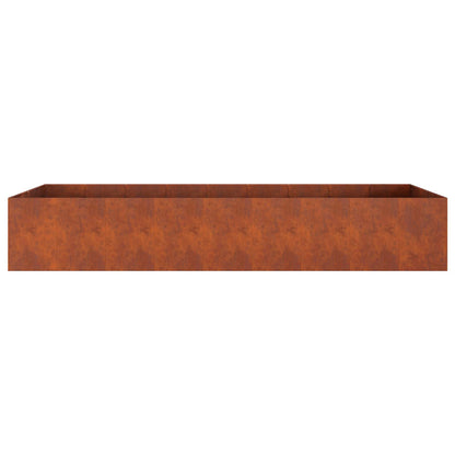 Plantenbak Roestkleurig 360 x 80 x 60 cm weervast staal