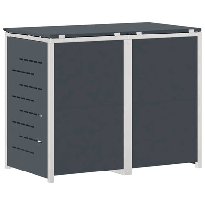 Afvalbak opslag Antracietkleurig 138 x 77,5 x 112,5 cm