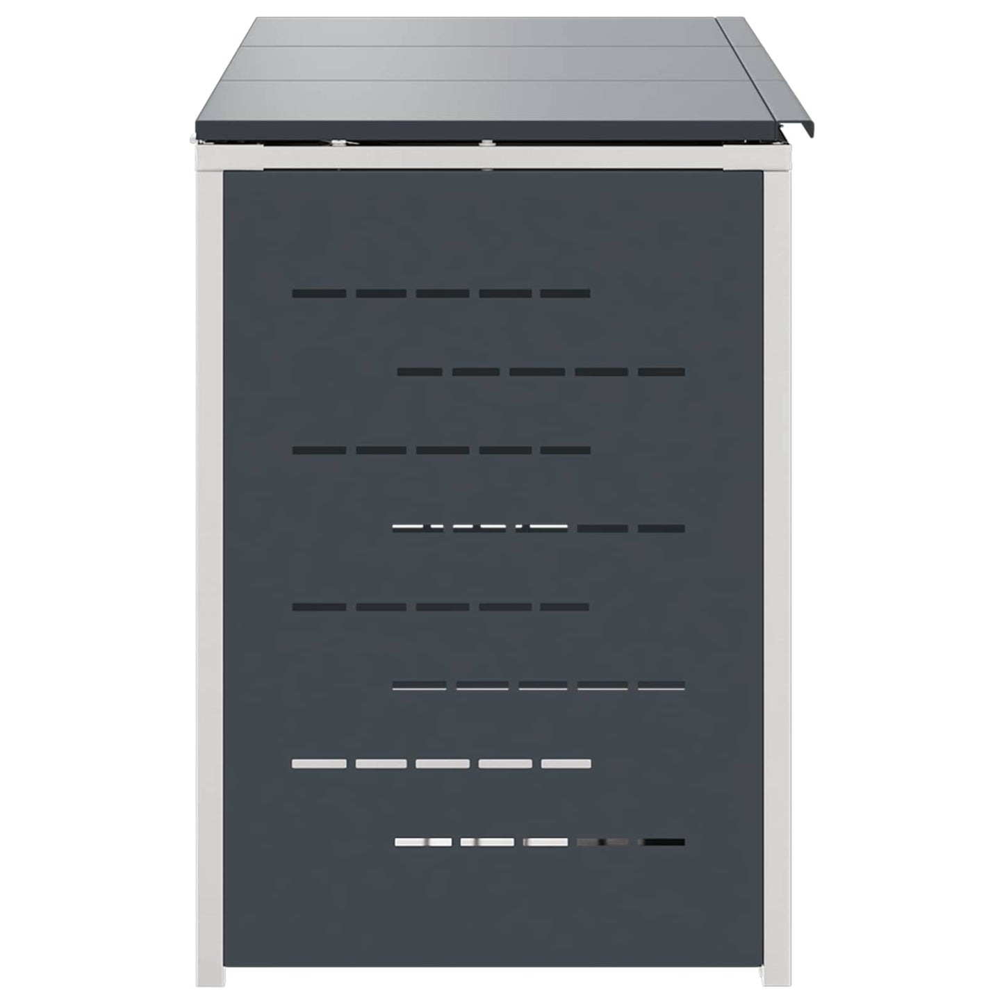 Afvalbak opslag Antracietkleurig 207 x 77,5 x 112,5 cm