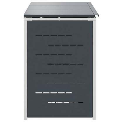 Afvalbak opslag Antracietkleurig 207 x 77,5 x 112,5 cm