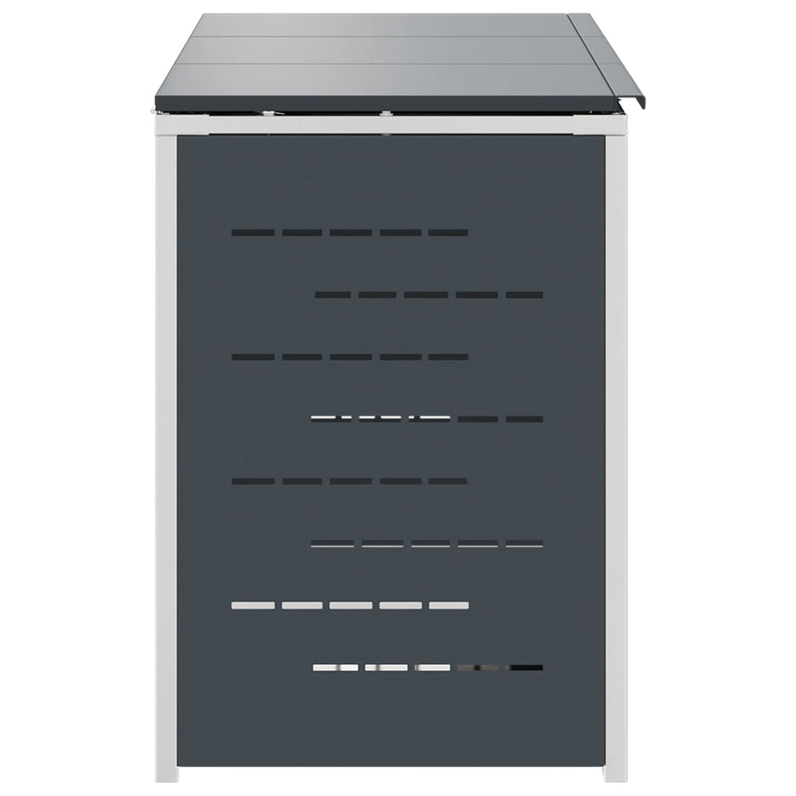 Afvalbak opslag Antracietkleurig 207 x 77,5 x 112,5 cm