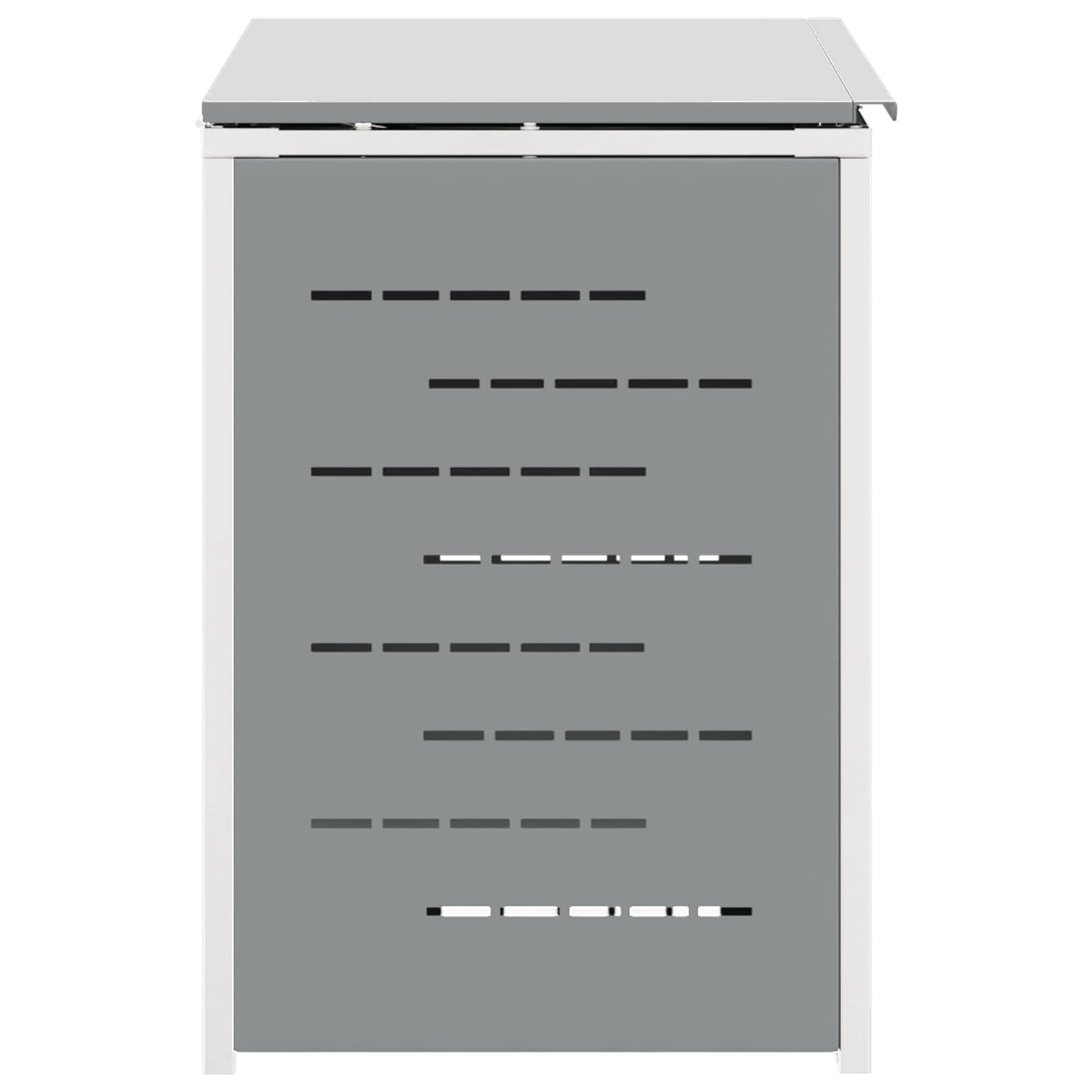 Afvalbak opslag Grijs 138 x 77,5 x 112,5 cm Roestvrij staal