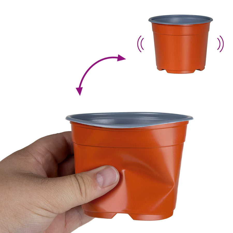 Bloempot 100 Pcs Ø 15 X 12.5 Cm Kunststof 10 cm Keramiek