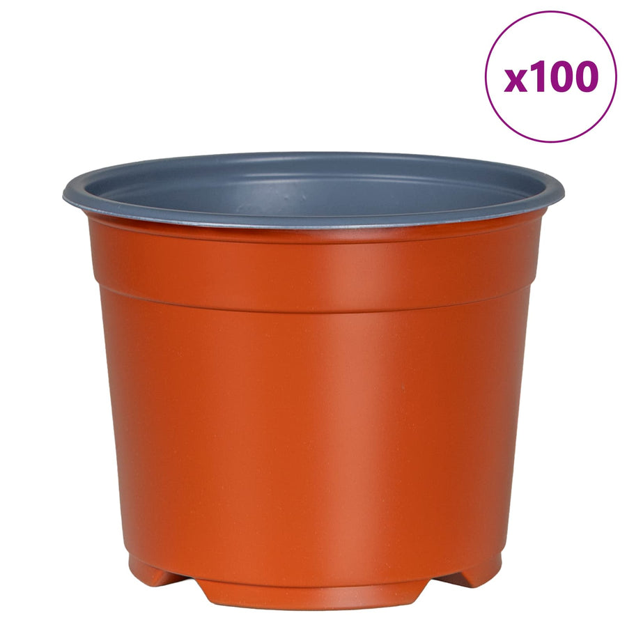 Bloempot 100 Pcs Ø 15 X 12.5 Cm Kunststof 10 cm Keramiek
