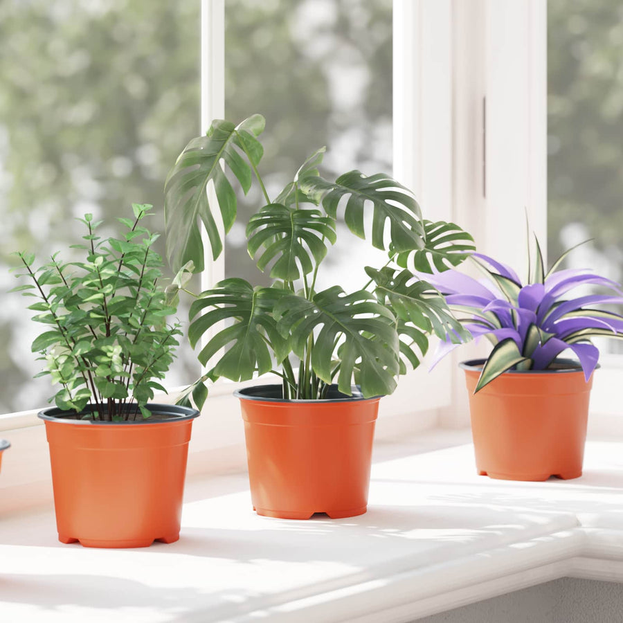 Bloempot 200 Pcs Ø 15 X 12.5 Cm Kunststof 10 cm Keramiek