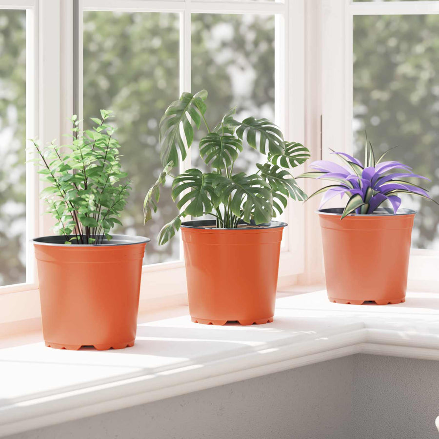 Bloempot 100 pcs Keramiek Ø 15 x 12.5 cm Kunststof