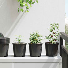 Bloempot 100 pcs Zwart Ø 15 x 12.5 cm Kunststof