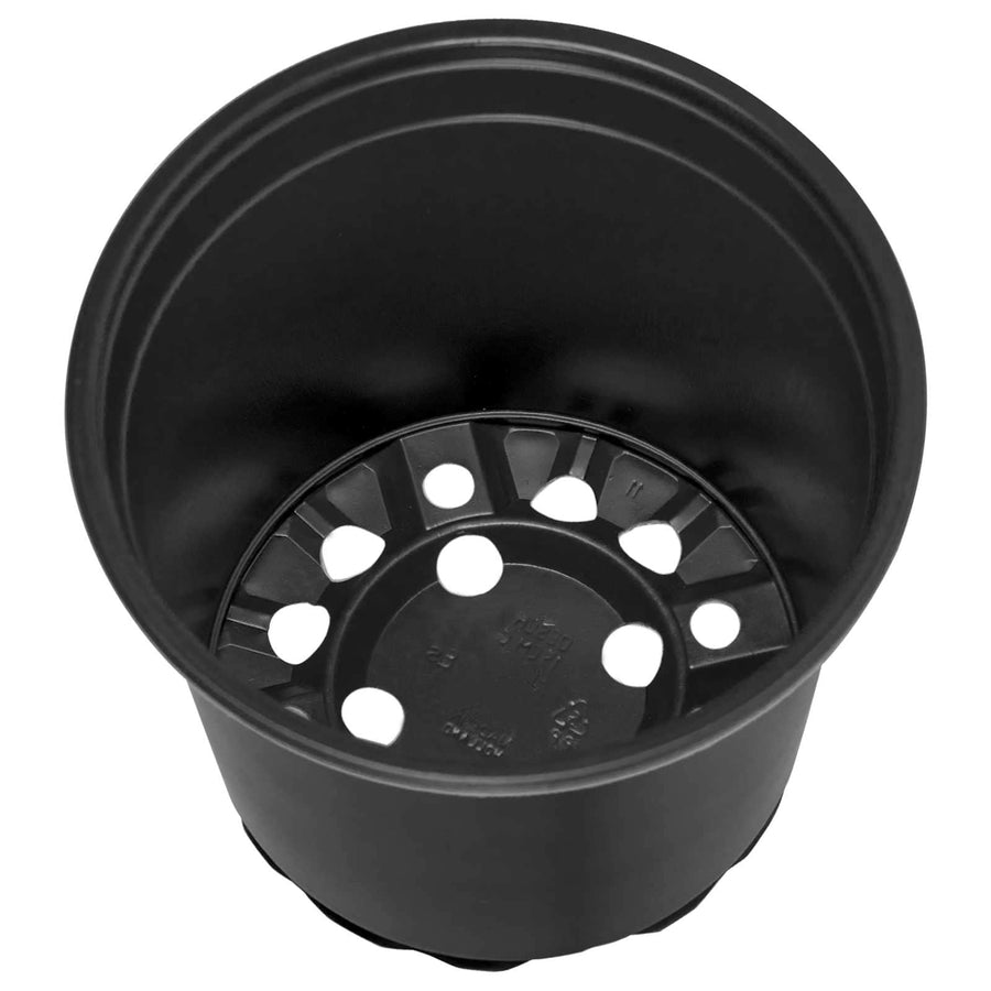 Bloempot 200 Pcs Ø 15 X 12.5 Cm Kunststof 15 cm Zwart