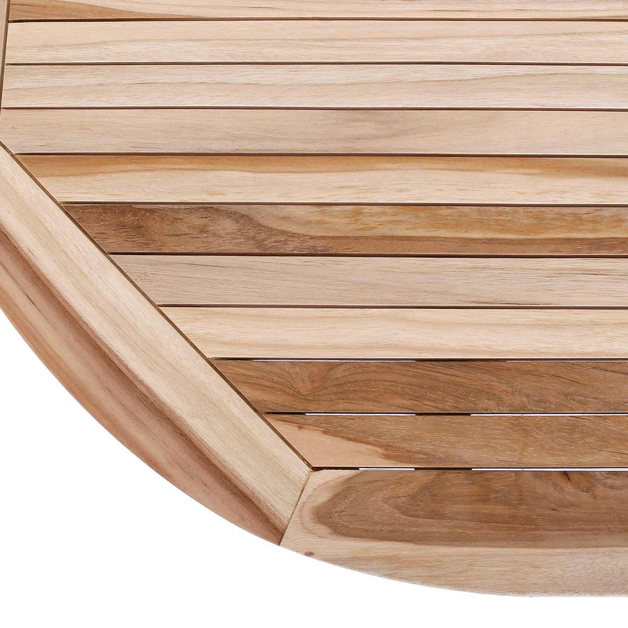 Inklapbare Tuintafel Naturel 160 x 80 x 76 cm Massief Teakhout