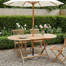 Inklapbare Tuintafel Naturel 160 x 80 x 76 cm Massief Teakhout