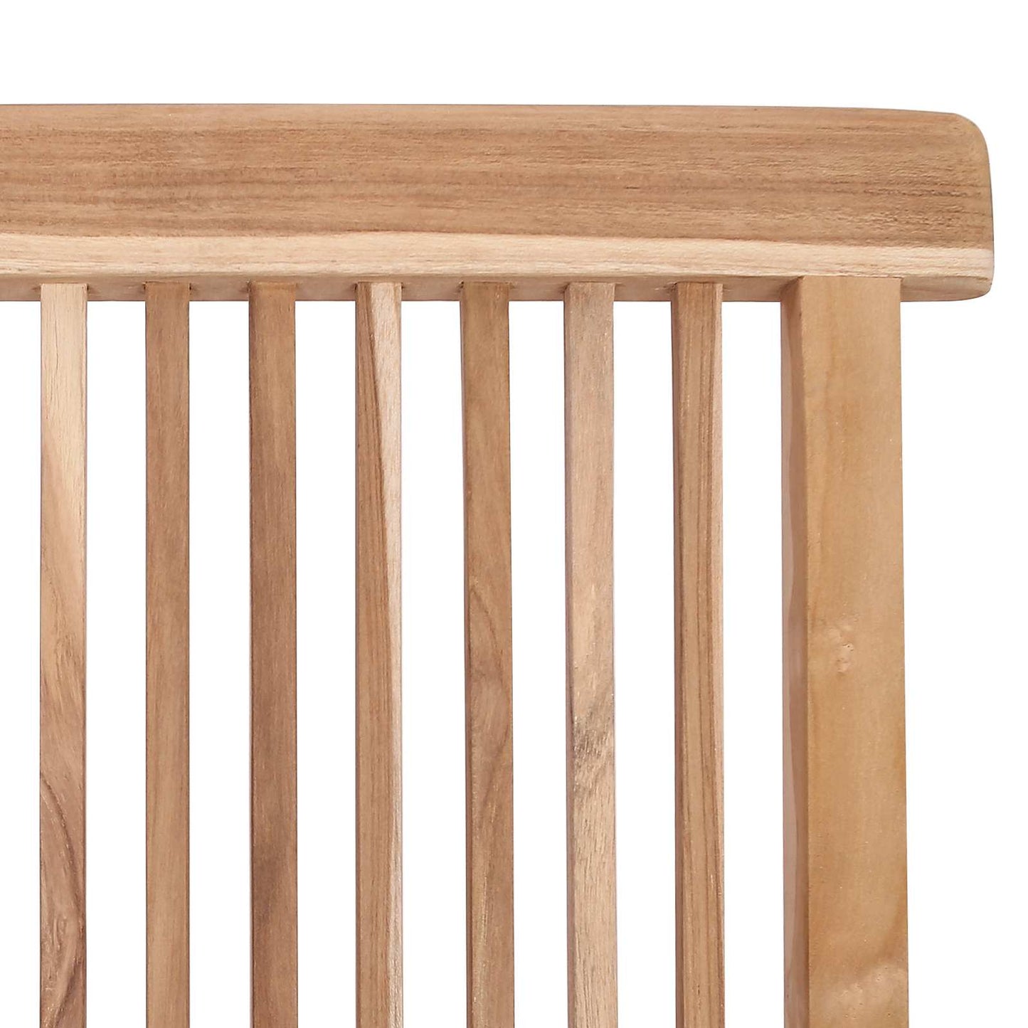 Opvouwbare Tuinstoel 4 st Naturel Massief Teakhout