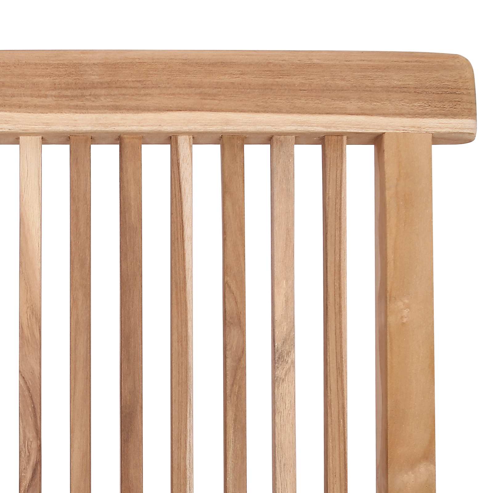 Opvouwbare Tuinstoel 4 st Naturel Massief Teakhout