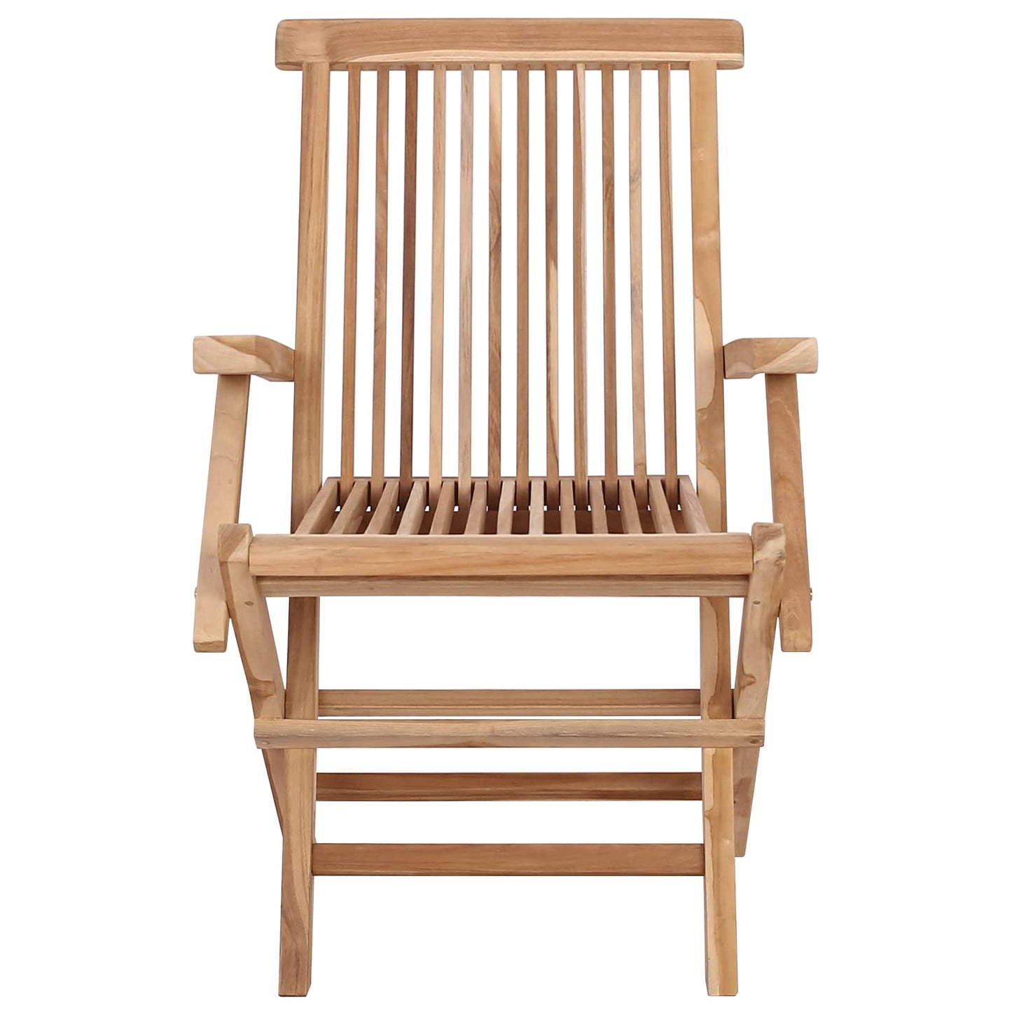 Opvouwbare Tuinstoel 3 st Naturel Massief Teakhout