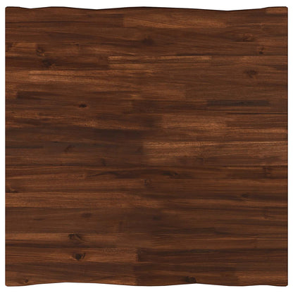 60 x 55 x 75 cm Massief Acaciahout Donkerbruin en Zwart