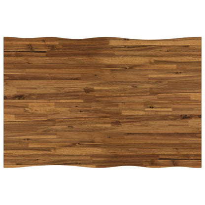 90 x 55 x 75 cm Massief Acaciahout Natuurlijk en Wit