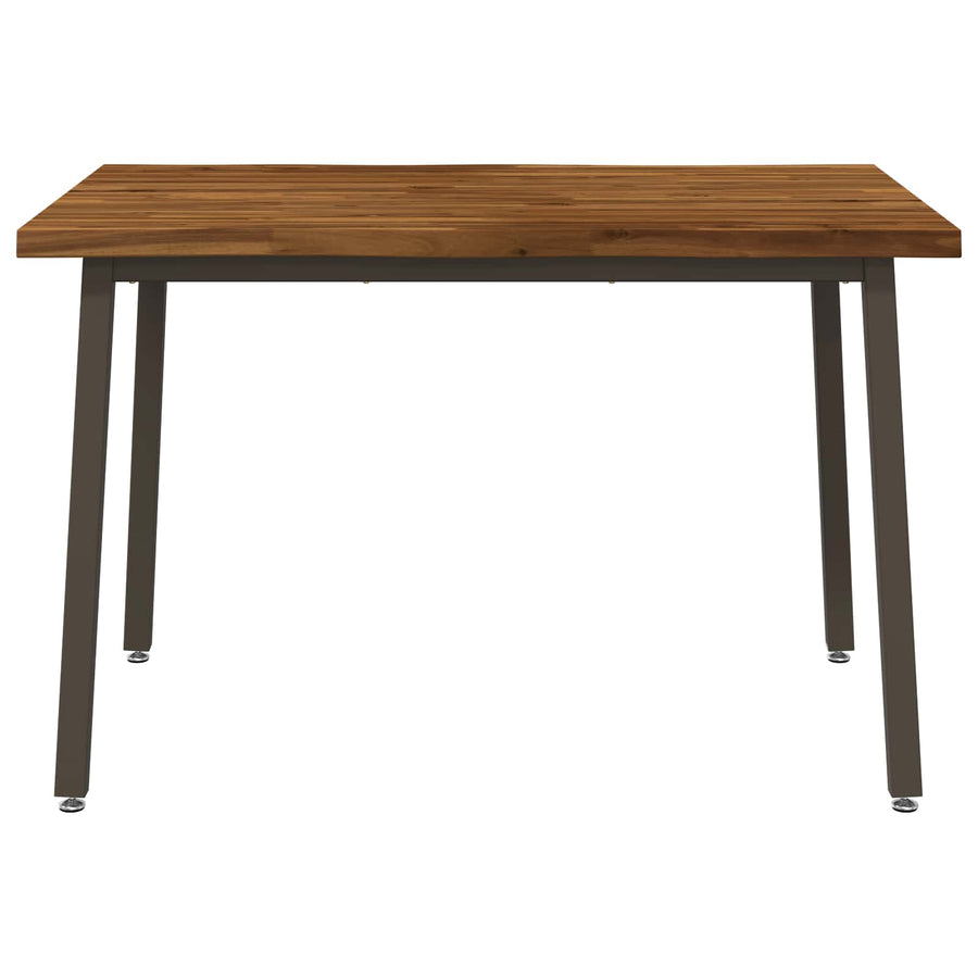 120 x 70 x 75 cm Massief Acaciahout Natuurlijk en Koffie